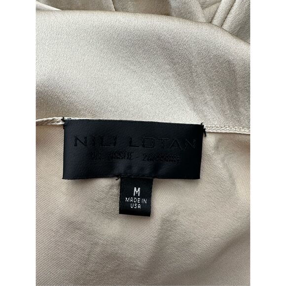 NWOT NILI LOTAN Cami silk-satin gown Sz M $595 - Picture 11 of 12